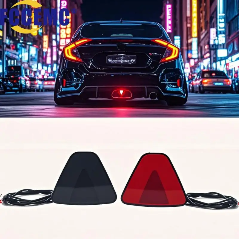Style Brake Light LED Rear Warning: Waterproof Running Signals Reverse Flashing Trailer Tail