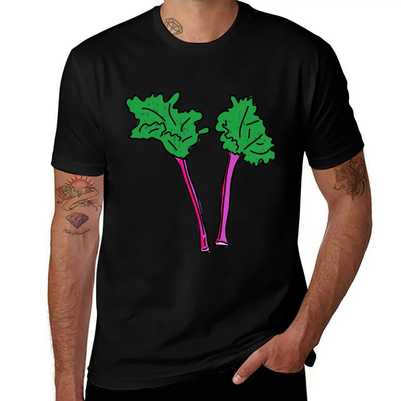 Rhubarb T-Shirt Thanksgiving Casual Tee T-Shirt