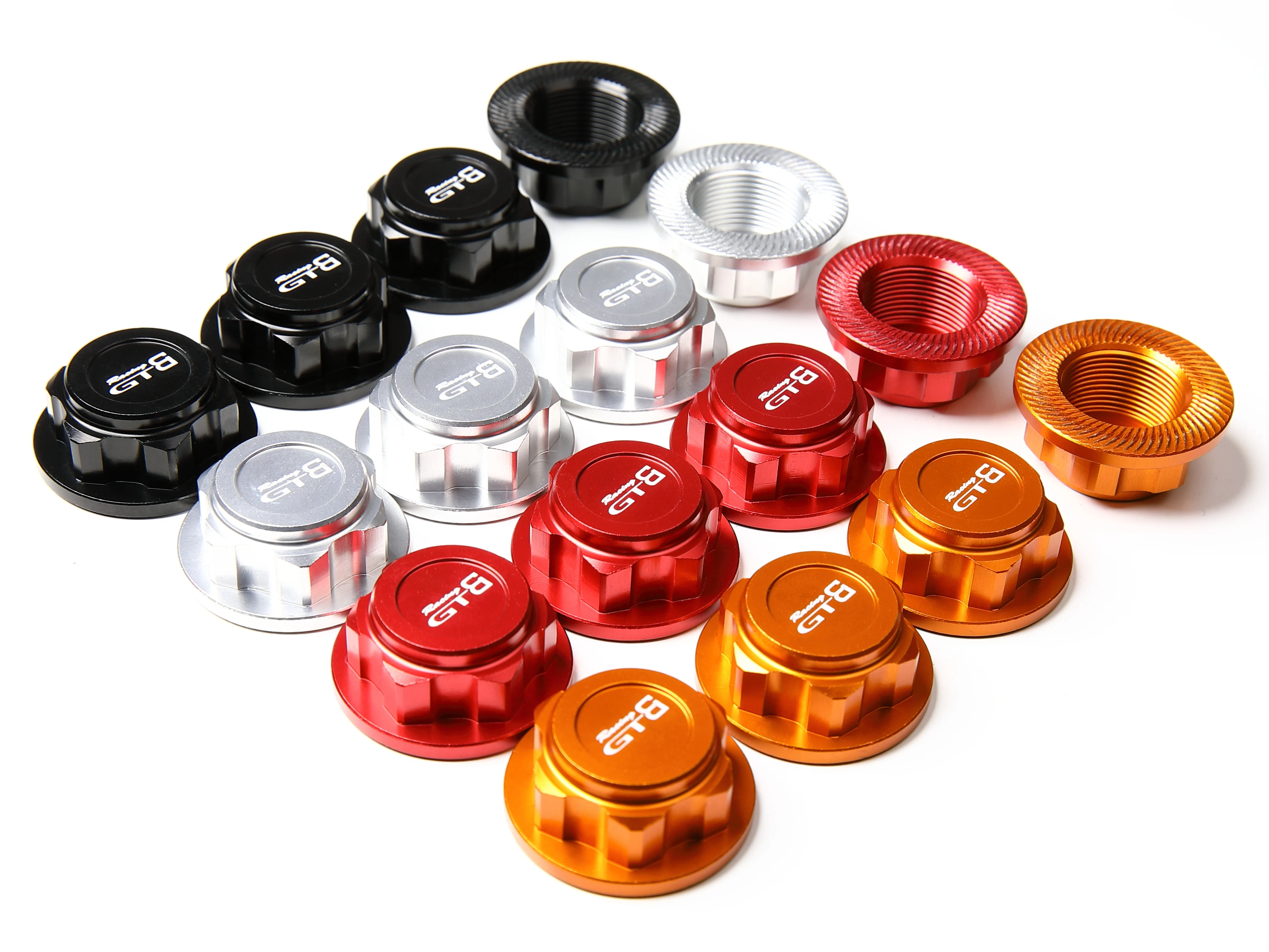 GTBRacing CNC mozzo ruota in alluminio dado antipolvere per 1/5 RC Car HPI km rv baja 5b ss 5sc parte di aggiornamento