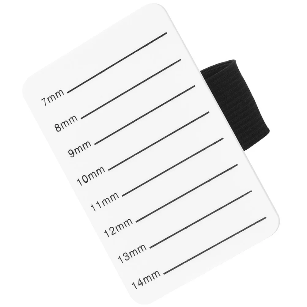 1pc Vassoio per ciglia in acrilico 7-14Mm Supporto per estensione ciglia Bordo Durevole Strumento di visualizzazione ciglia finte per truccatori Lash