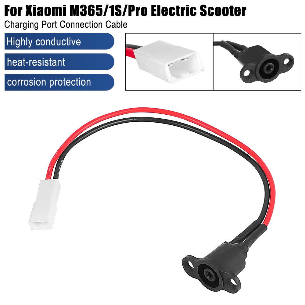 Lade Loch Wasserdichte Abdeckung mit Ladekabel Lade Port Elektrische Roller Für Xiaomi Mijia M365 Pro Roller Zubehör – Detail 1