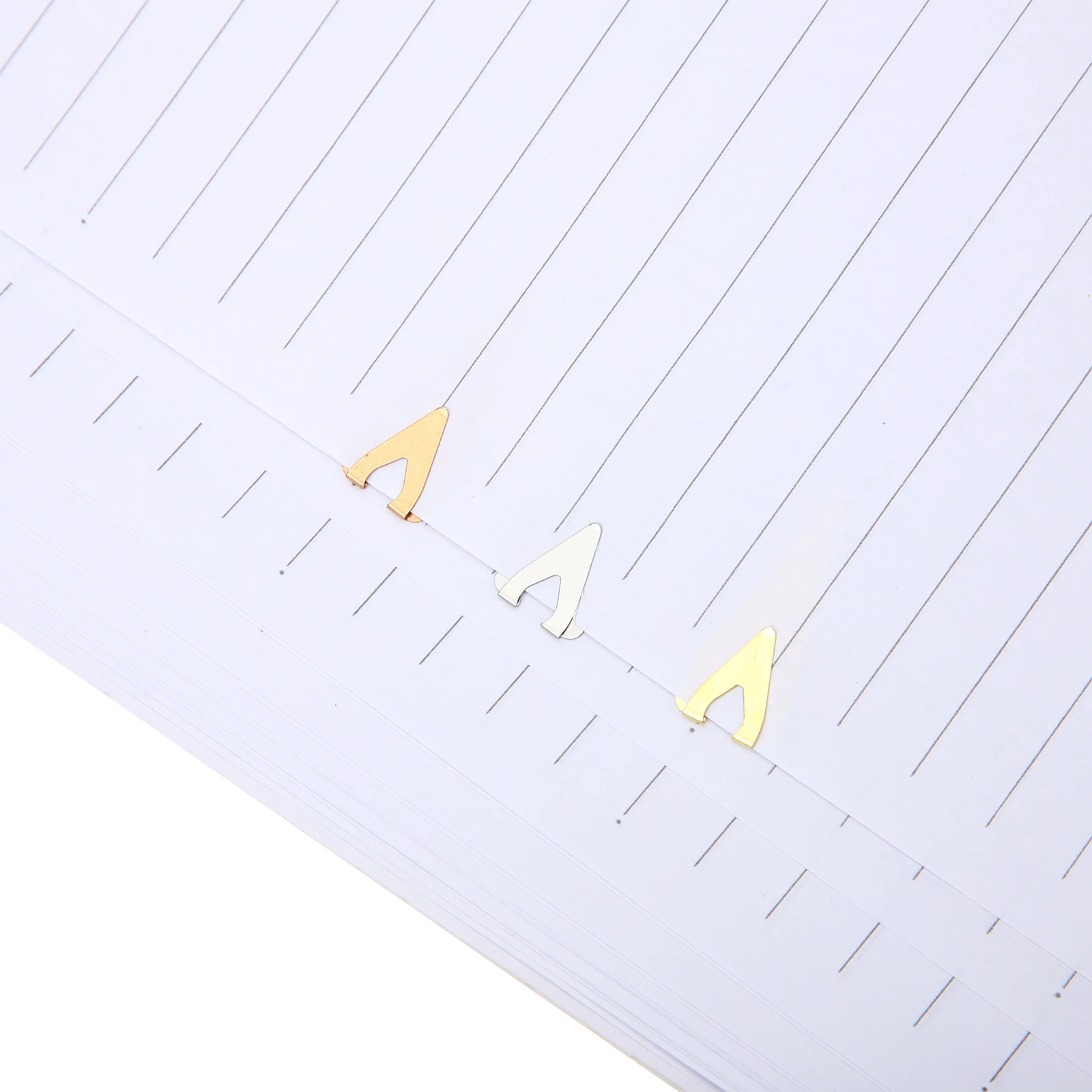 

12pcs Metal Bookmark Holder Smooth Brass Book Markers Vintage Style for Kids Women Men Book File Organizer Gift Student
