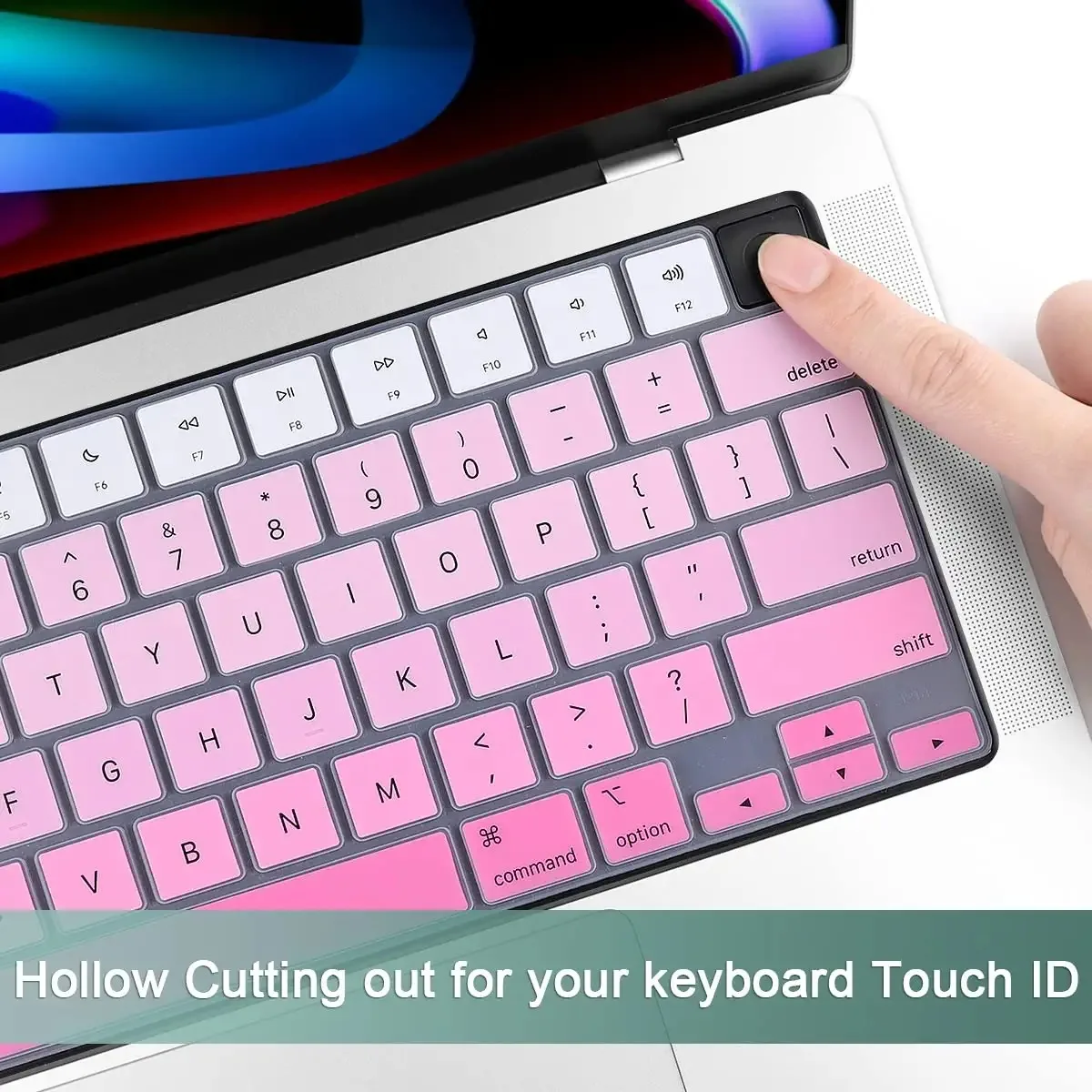 Keyboard Cover for MacBook Pro14 16 inch 2021 A2442 A2485 Air M2 13.6 inch M2 2022 A2681Ailicone Cover Waterproof US version