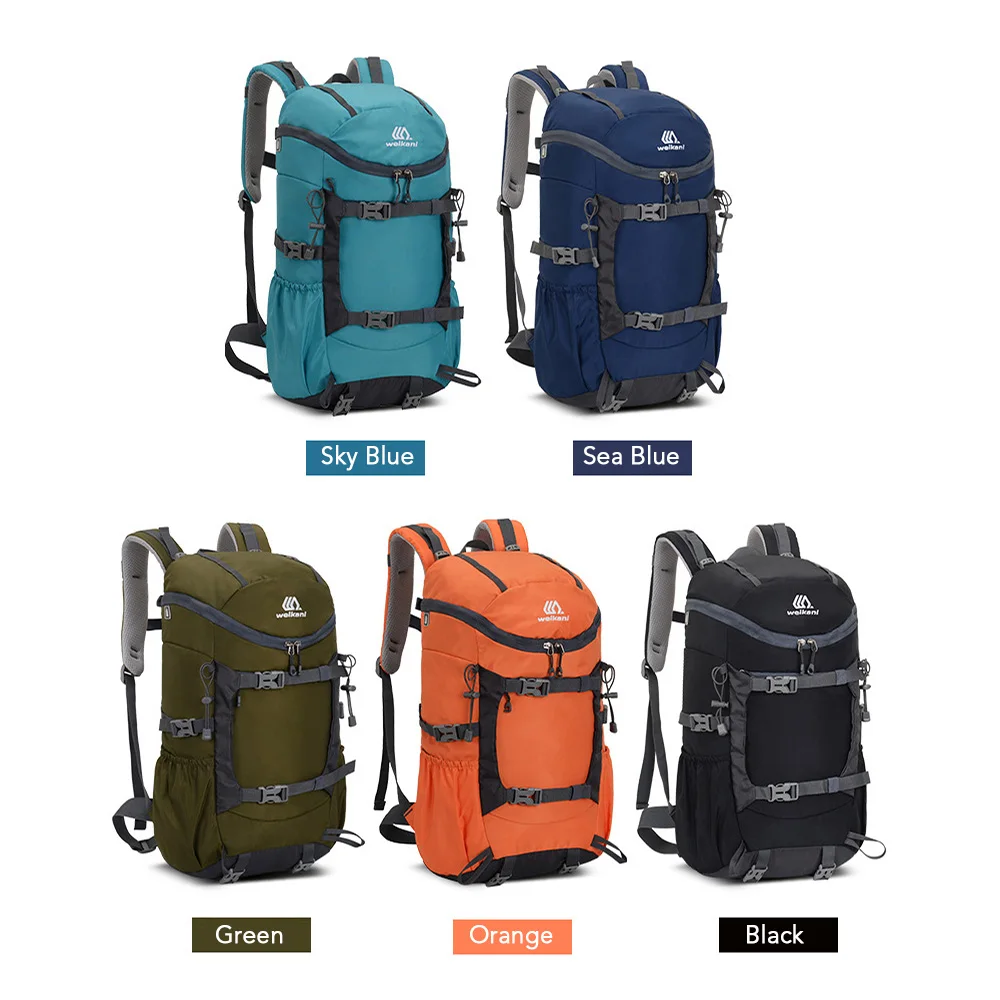 30L Hydration Hiking Backpack Oxford Cloth Outdoor Sports Bag Multifunctional Mountaineering Rucksack for Cycling Camping Picnic