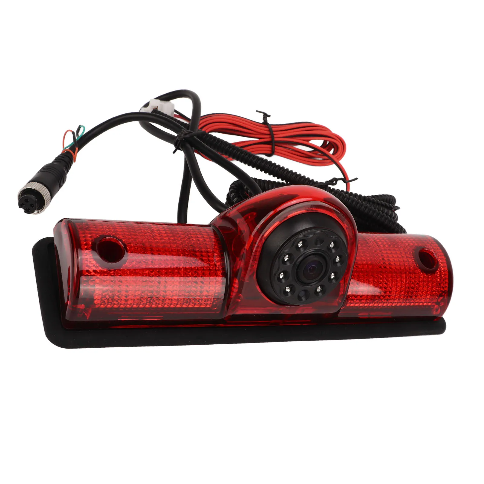 كاميرا ضوء الفرامل العالمية أداء مستقر 170 ° زاوية واسعة رؤية واسعة IP68 كاميرا عكسية مقاومة للماء وضوح للغاية للسيارة #3