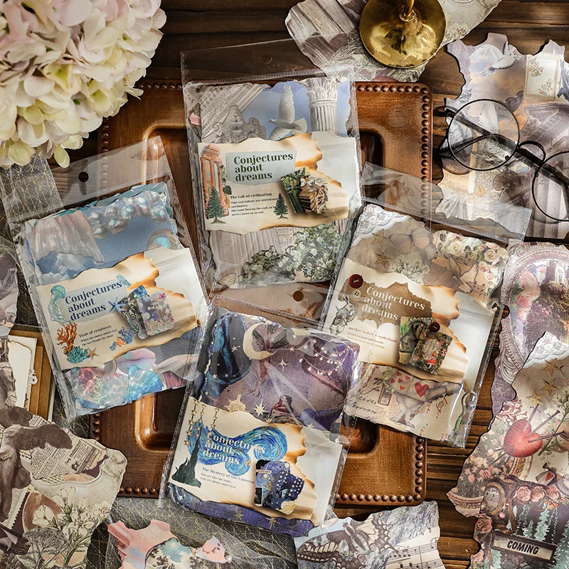 

8packs/LOT Qimeng conjecture series cute lovely retro decorative paper memo pad