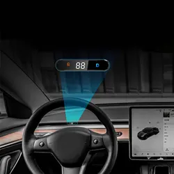 HUD Head Up Display per Tesla Model 3/Model Y Auto Electronics HUD proiettore Display tachimetro accessori per Auto