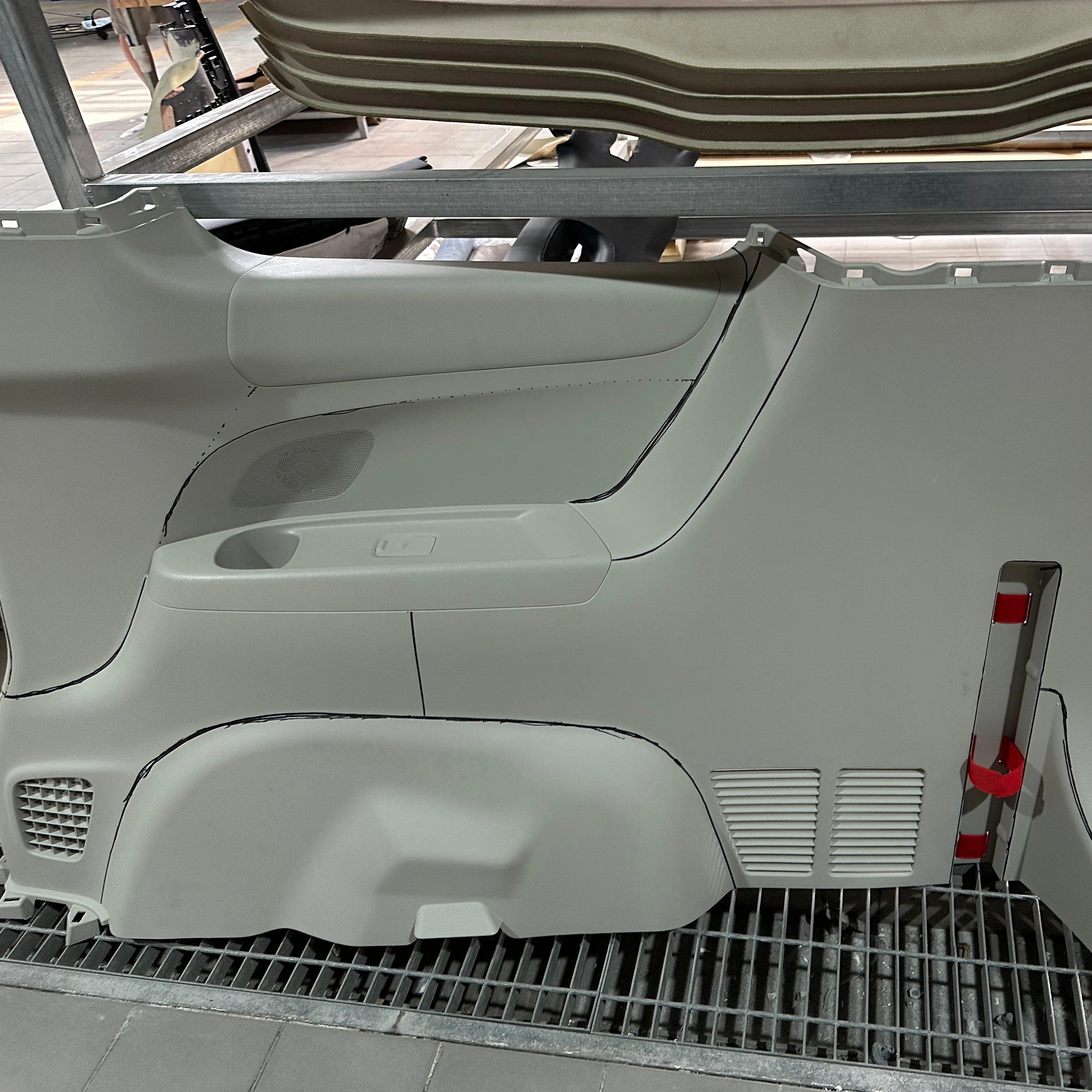 

Hot Selling Mercedes Vito Side Wall Upgrade Interior Accessories Vito 2005 V250 Class v v Klasse V220d V260 V250 V300