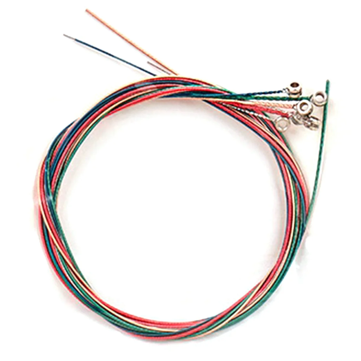 N18R 10 juegos de 6 uds cuerdas de cobre puro para guitarra clásica y cuerdas de ukelele accesorios de piezas de guitarra cuerda de colores
