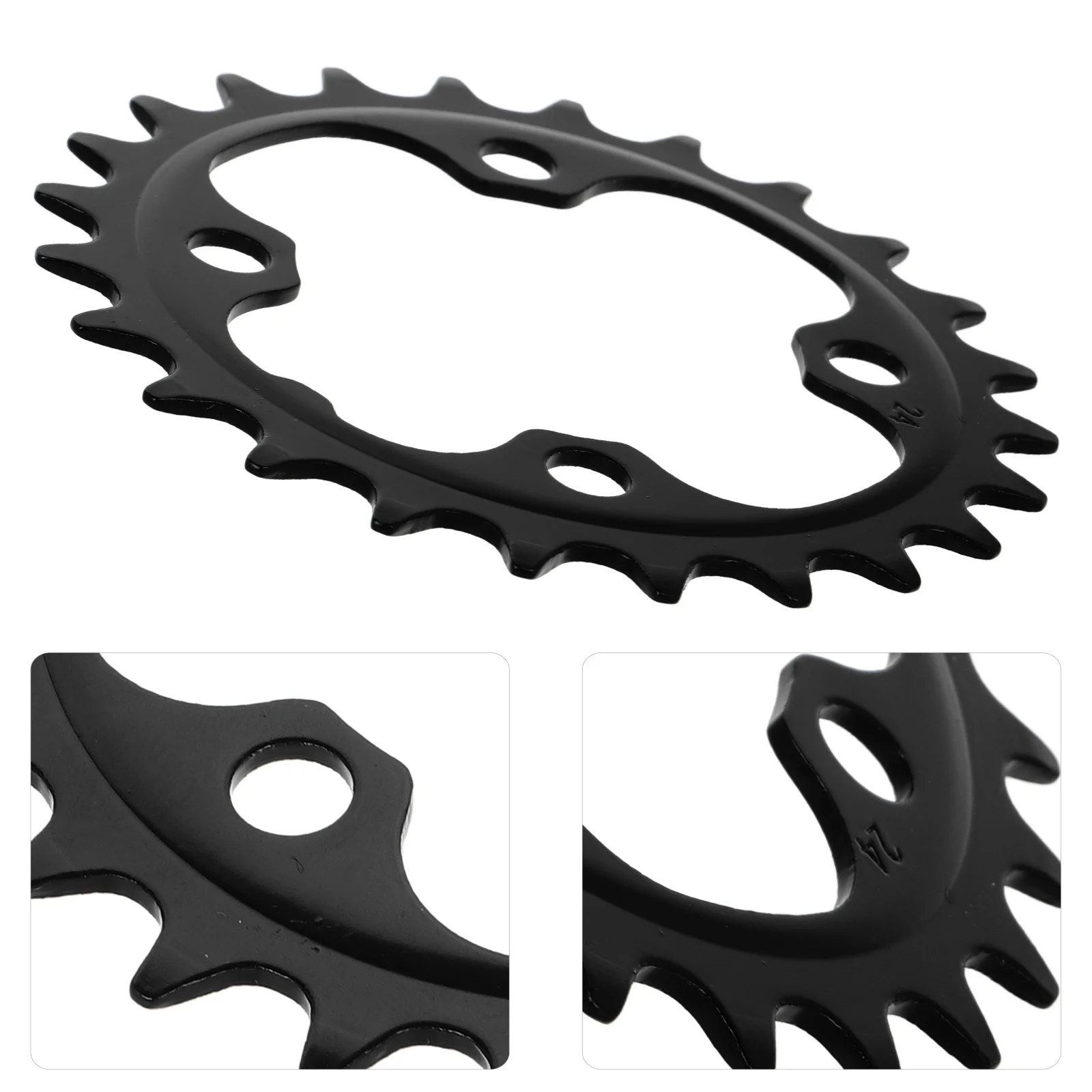 Bike Chainring Adjustment Bicycle Fixing Fixed Sprocket Big Wheel Black Restoration Gear
