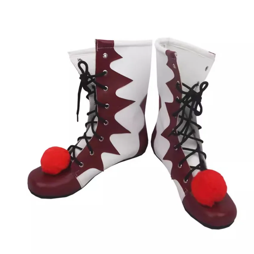 Costume de Clown d'halloween pour hommes et femmes, Costumes de Cosplay, bottes, chaussures, spectacle de carnaval, accessoires de Costume de Clown d'horreur