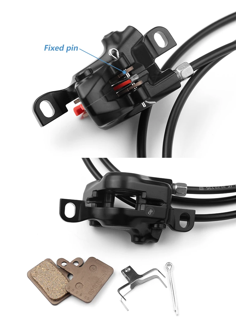 Shimano BR MT200 Hydraulische Scheiben Bremse 1550 1500 1450 850 800mm Links Vorne Rechts Hinten Bremse Set RT-10/26/56 160 180mm Rotor – Detail 9