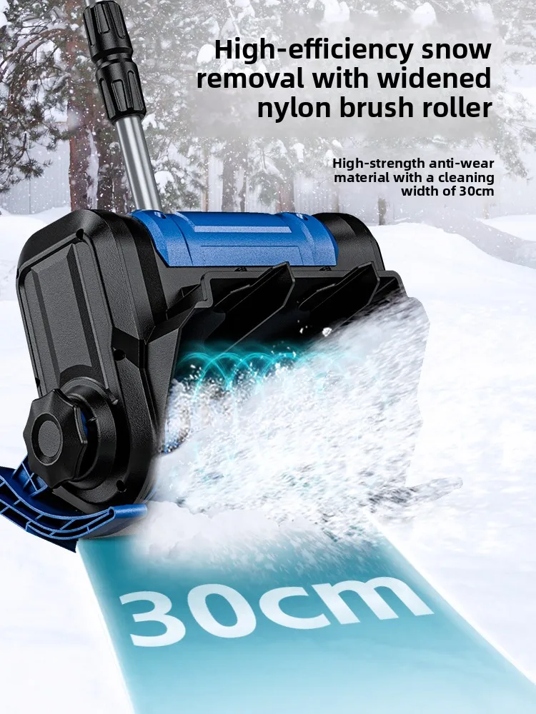 Electric push snow blower for schools, roads, properties, courtyards, homes, scenic spots, greenhouses, and other areas.