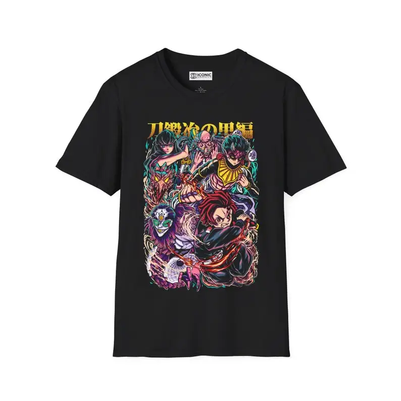 

Tanjiro and Muichiro Unisex Softstyle T-Shirt