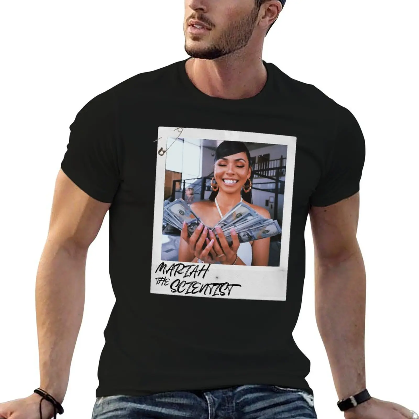 Mariah the scientist Long T-Shirt vintage clothes tops mens t shirt graphic