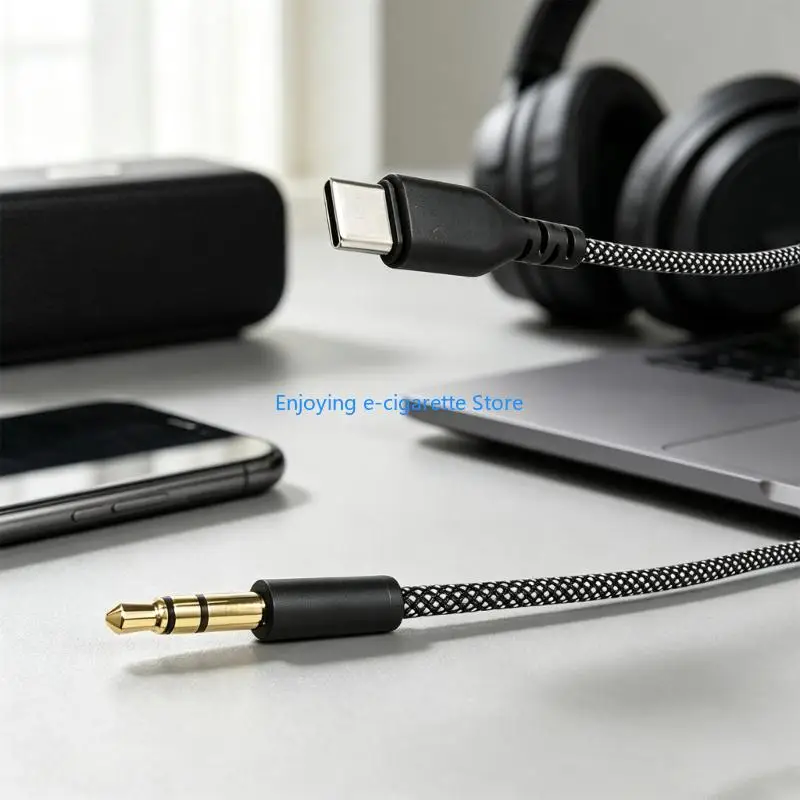USB-C-Ersatzkabel mit 3,5-mm-Ende für Reisemusik und Anrufe Y4QF – Detail 5