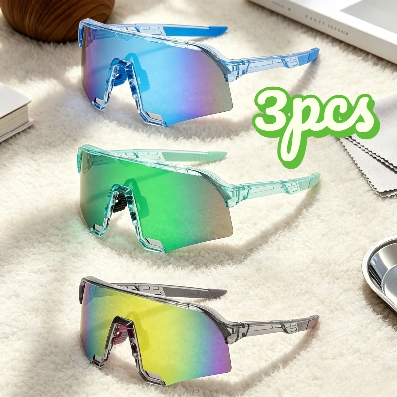 3‑Pack Women’s New Half‑Rim Glasses, TAC Multi‑Color Coated Lenses Star Purple & Dreamy Pink, Ideal for Daily Use & Gifting