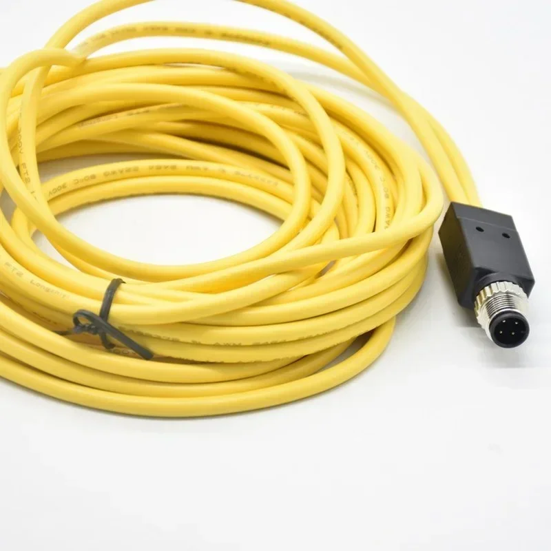 4pin M12 Sensor Connector, M8 Male and Female Connector Plug, 1 In 2 Connector Cable Wire, Straight Waterproof, Injection Aviati