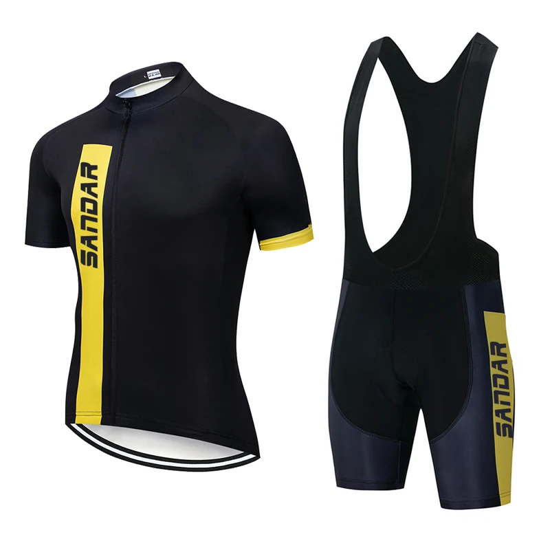 

2025 SANDAR Cycling Clothes for Men Mtb Shirt Men's Cycling T-shirt Mountain Bikes Kit Bike Jersey Shorts cycling clothing men