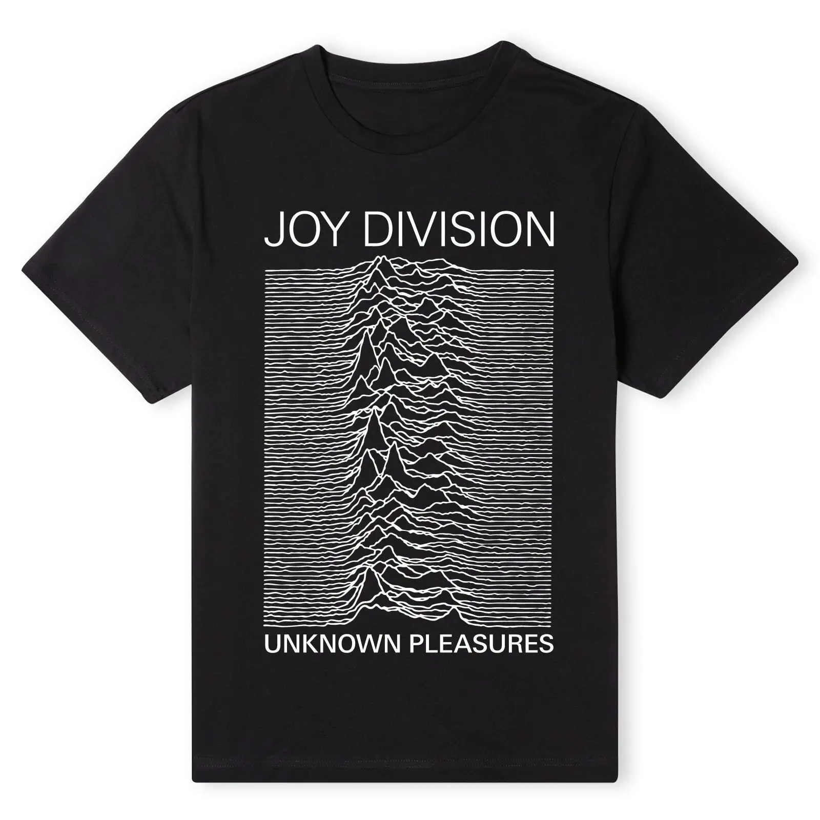 Official Joy Division Unknown Pleasures Unisex T-Shirt - Black