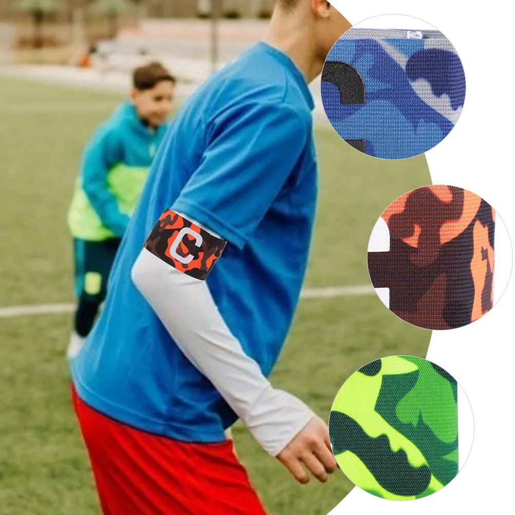 

3Pcs Football Armband High-Quality Nylon Stretchable Sports Arm Strap for Running Safety Night Outdoor Activities Gear