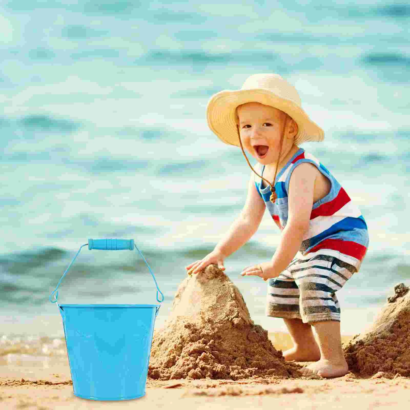 Gartenarbeit Spielzeug Sommer Strand Kit Outdoor Sand Spielzeug Eimer Spielzeug Eisen Kinder Kind Sand Graben