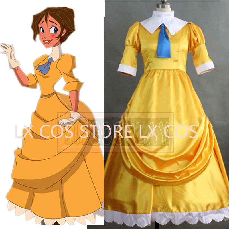 Custom Made Tarzan Jane's Dress Costume Anime Cosplay Costume Any Size