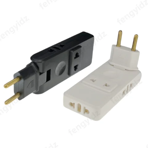 Przedłużacz gniazda ściennego 4 w 1 UE Gniazdo elektryczne Adapter wtyczki 180 stopni Kanada Meksyk Adapter podróżny Przenośny konwerter zasilania