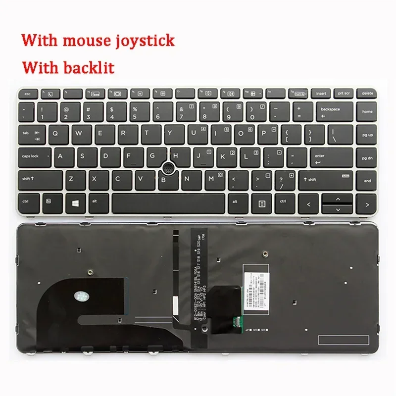 FORNew Laptop Rreplacement Keyboard Compatible for HP 840 745 G3 G4 848 G3 HSTNN-I33C