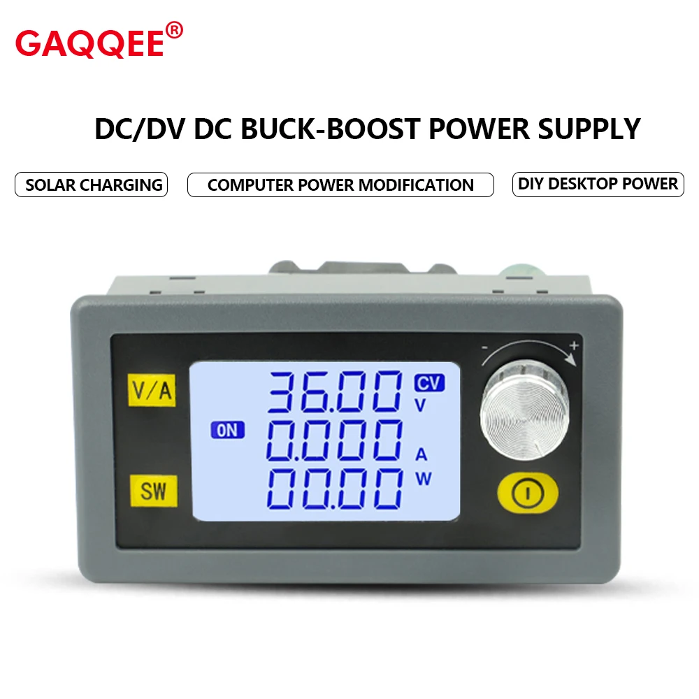 CNC DC Buck Boost Converter Adjustable Voltage Current Regulator Constant 6-36V 80W Power Step-Down Power Supply Module 5V12V24V