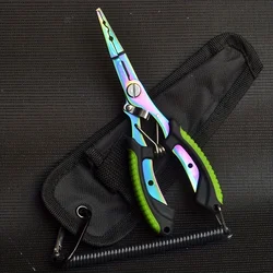 Fish Pliers Ergonomics Anti-slip High-strength Multifunctional Cut Fishing Line Fishing Tied Hooks Pliers Angling Equipment