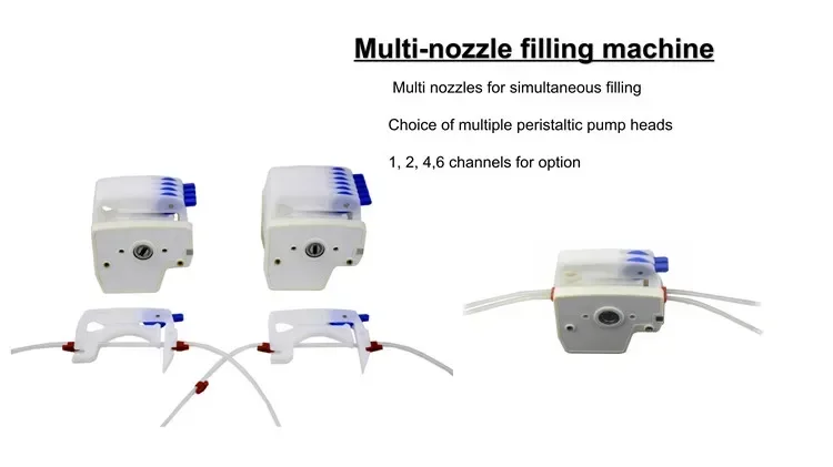Bomba peristáltica de enchimento de micro fluxo quente DG BT100-1F + DG-4A + distribuição de venda de tubo de 8 metros