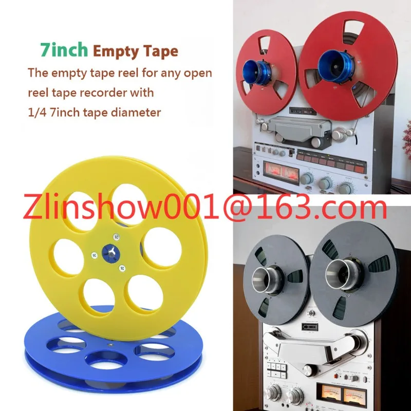 New 7-inch round hole opening machine, disc rack 1/4 plastic disc, video tape, reel disc, multi-color