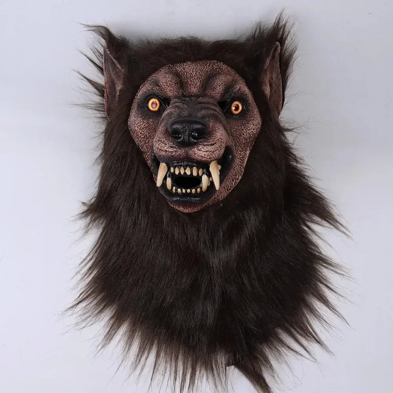 Anime Werewolf Masks Animal Wolf Realistic Cosplay Latex Masques Halloween Costumes Accesories Carnival Headgear Party Prop B12