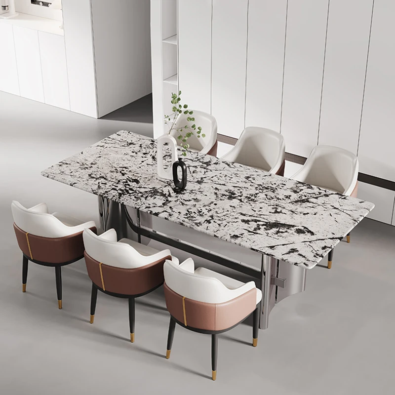 Nordic Elastic Dining Chairs Comfortable Custom European Aesthetics Dining Chairs Luxury Ergonomic Chaise Design Home Furniture