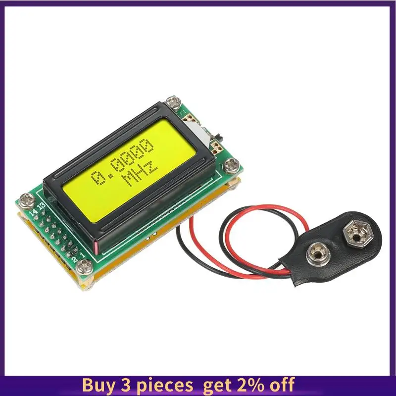 

COME High Accuracy 1-500Mhz Frequency Counter Tester RF Meter Module Measurement Module LCD Display With Backlight
