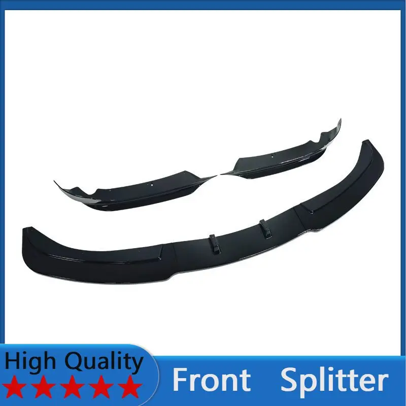 

For BMW 3 Series Standard E90 2009-2011 Front Splitter Bumper Lips Spoiler Body Kit Accessories MP Style 5pcs