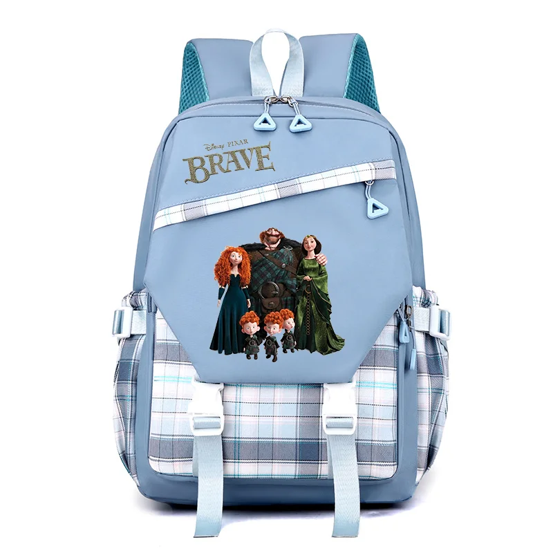 

Disney Brave Backpack for Girl Anime School Bag for Teenager Canvas Laptop Back Pack Women Rucksack Cartoon Anime Backpack