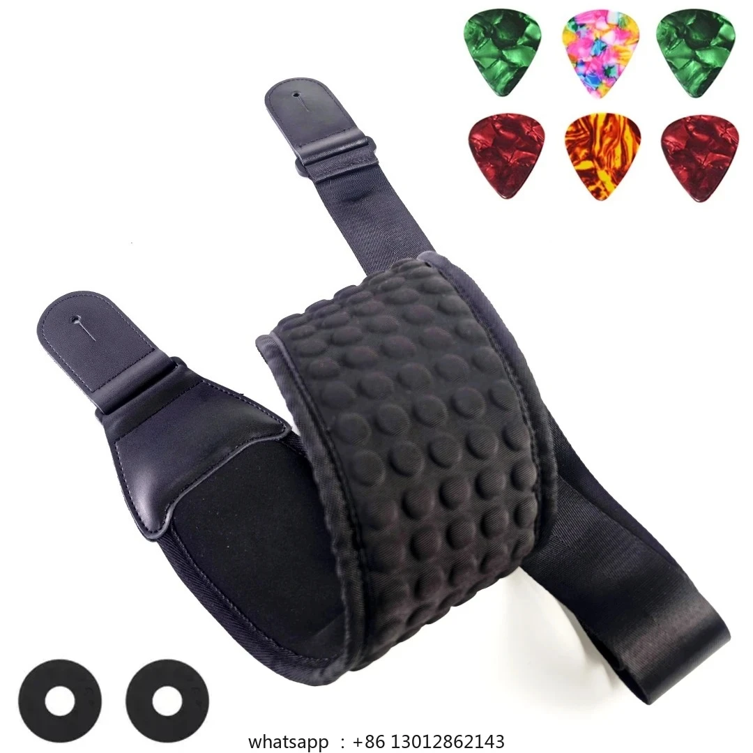 

3D Sponge Guitar Strap Belt Breathable Comfortable Adjustable Acoustic Guitar Padded Straps Electric Guitar Strap Bass Belt