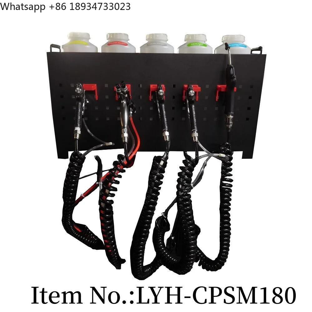 6 Liter Starter Kit Mini Hydro Chrome Plating Painting Equipment Semi-Automatic Double Spray Chrome Concentrate Liquid K B S