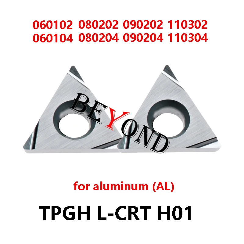 

100% Original TPGH TBGH060104L-CRT H01 TPGH080204L TPGH090204L TPGH110304L TBGT060102L TPGH090202L Carbide Inserts For Aluminum