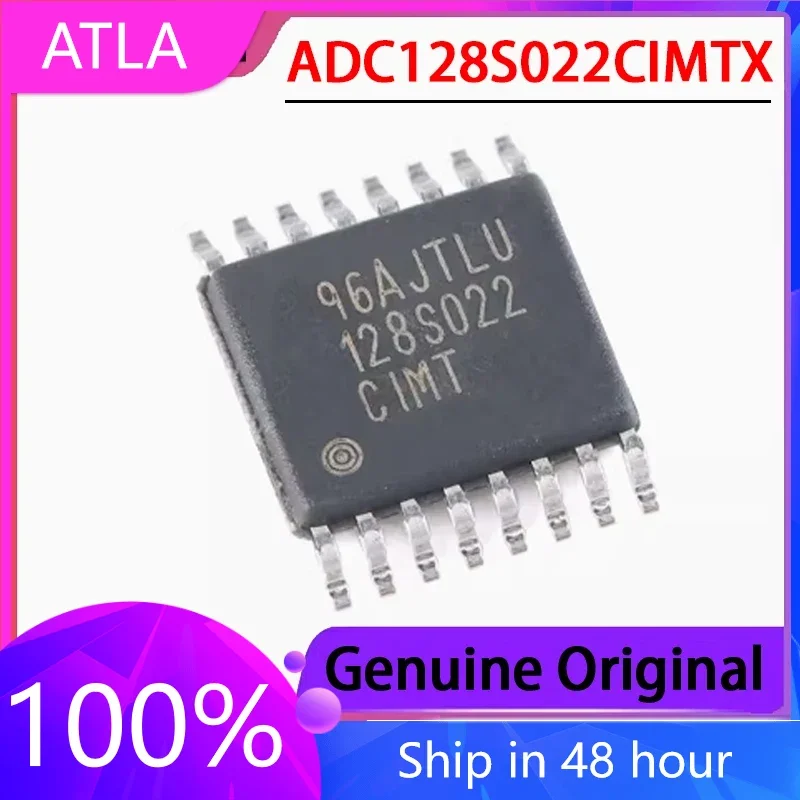 

2PCS NEW Original ADC128S022CIMTX/NOPB Screen Printed 128S022 12 Bit Analog-to-digital Converter Chip in Stock