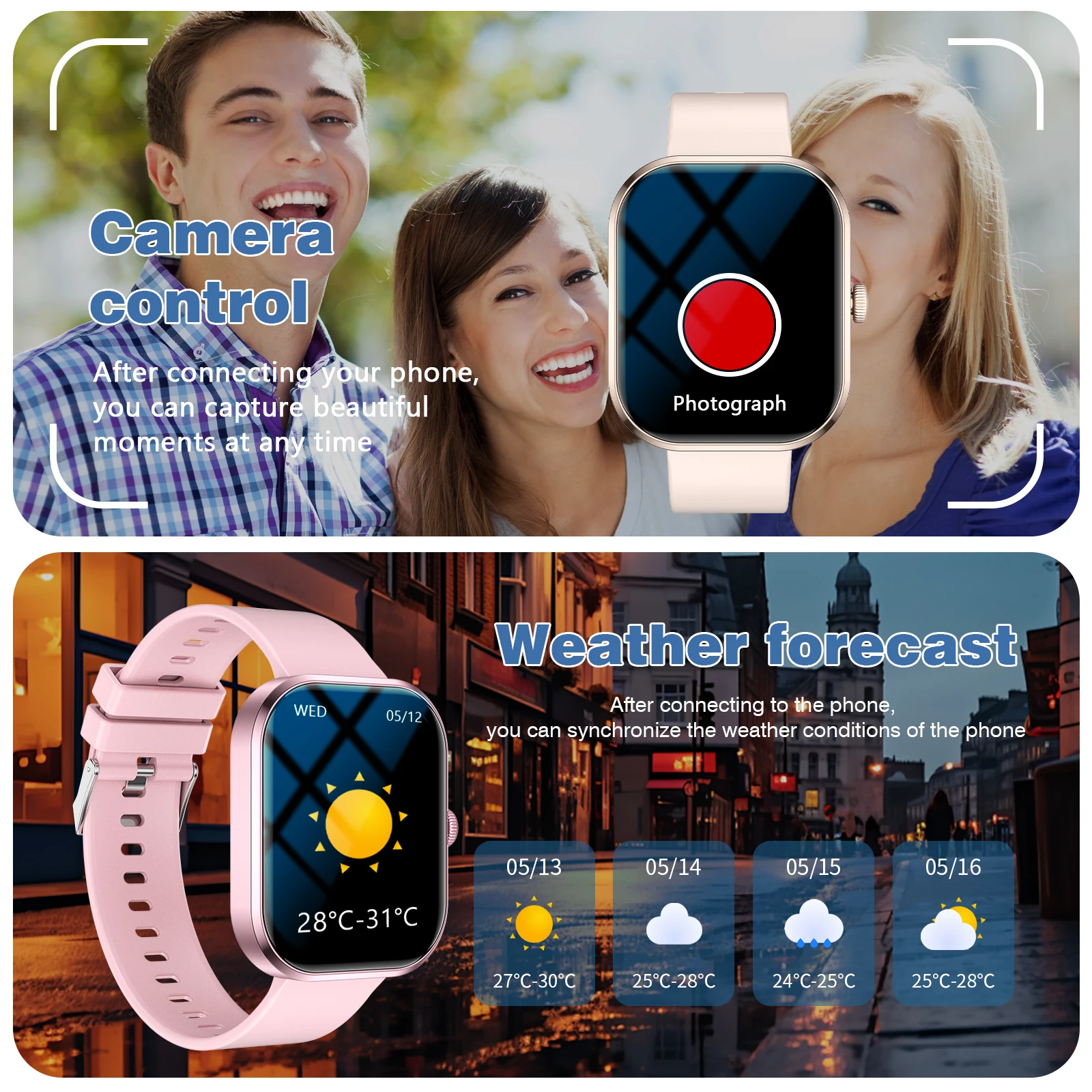 2025 ساعة ذكية 2.01 بوصة HD عرض الإجابة جعل رسالة الاتصال المسبق أوضاع رياضية لتقوم بها بنفسك الطلب توقعات الطقس الرجال النساء #5