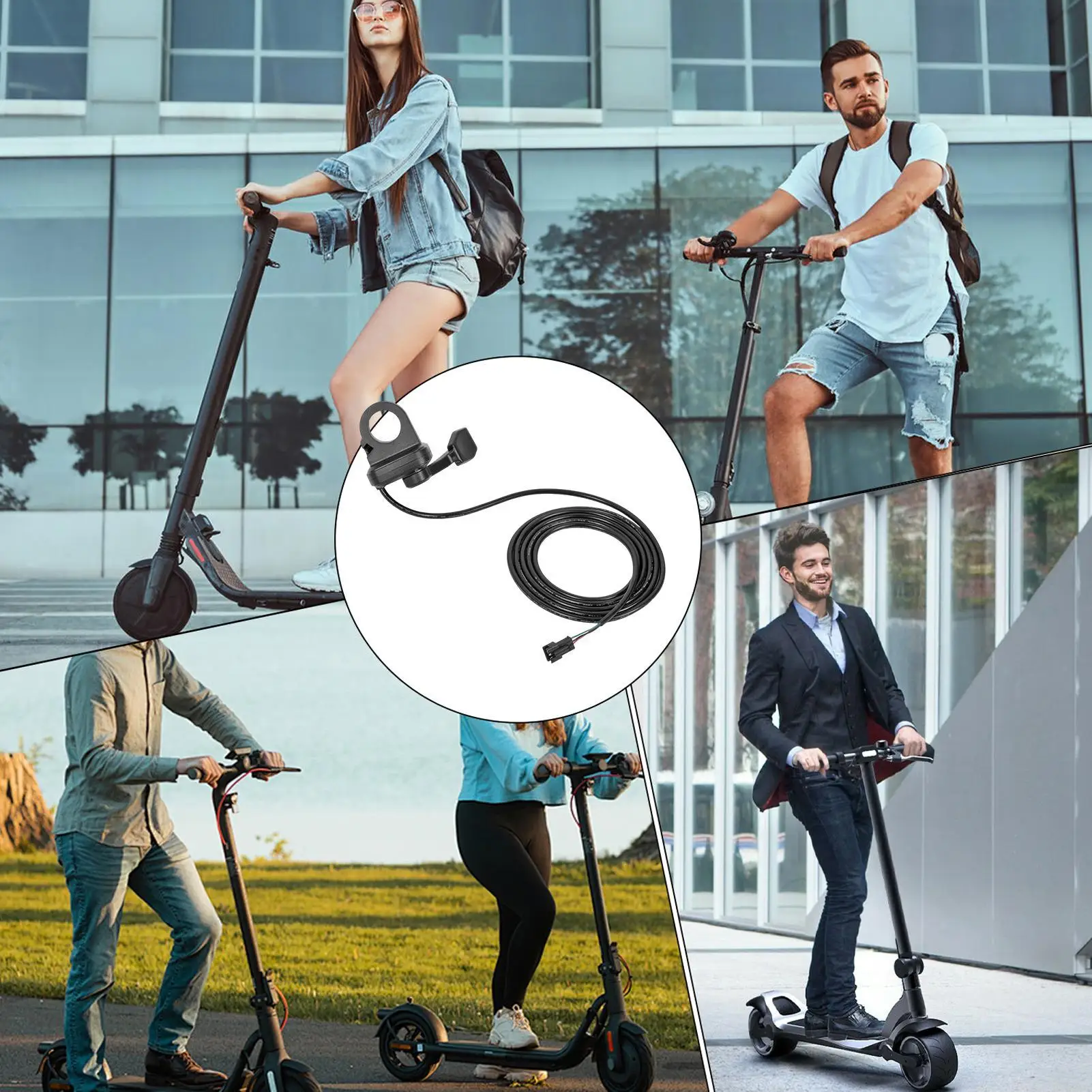 الإبهام خنق الإبهام سرعة التحكم تحكم إصبع سكوتر كهربائي إصبع خنق ل ATV موتوكروس على الطرق الوعرة الذهاب كارتينغ