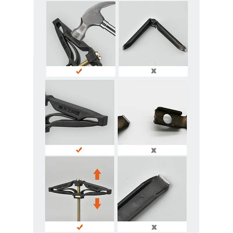 6 قطعة صندوق تركيب صندوق تركيب قديم سريع 118 نوع مقبس التبديل صندوق سفلي إصلاح المسمار المكسور