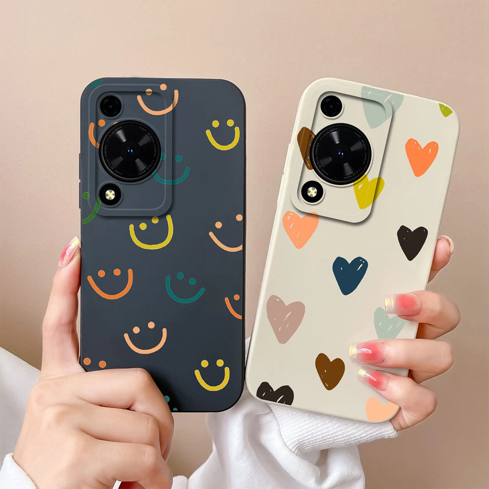 For Huawei Enjoy 70 Nova Y72 4G Case Cute Dinosaur Smooth Liquid Silicone Phone Cover For HuaweiEnjoy 70 HuaweiNova Y72 4G Funda