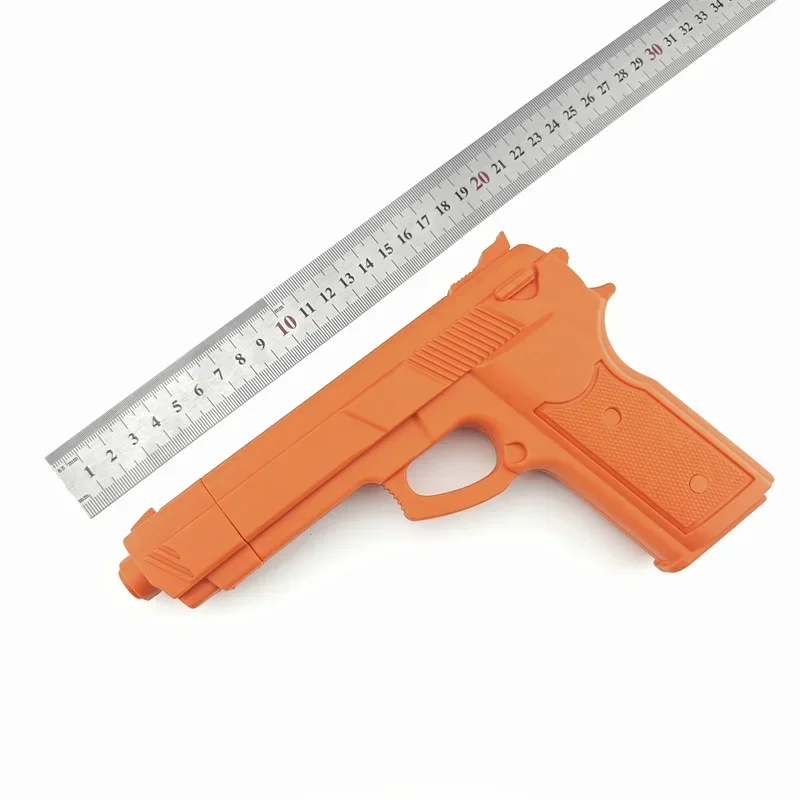 DIY Gift Idea Boys\' Friendly ABS-Plastic Outdoor Training Toy Pistols - Available in Classic Colors of Black and Orange