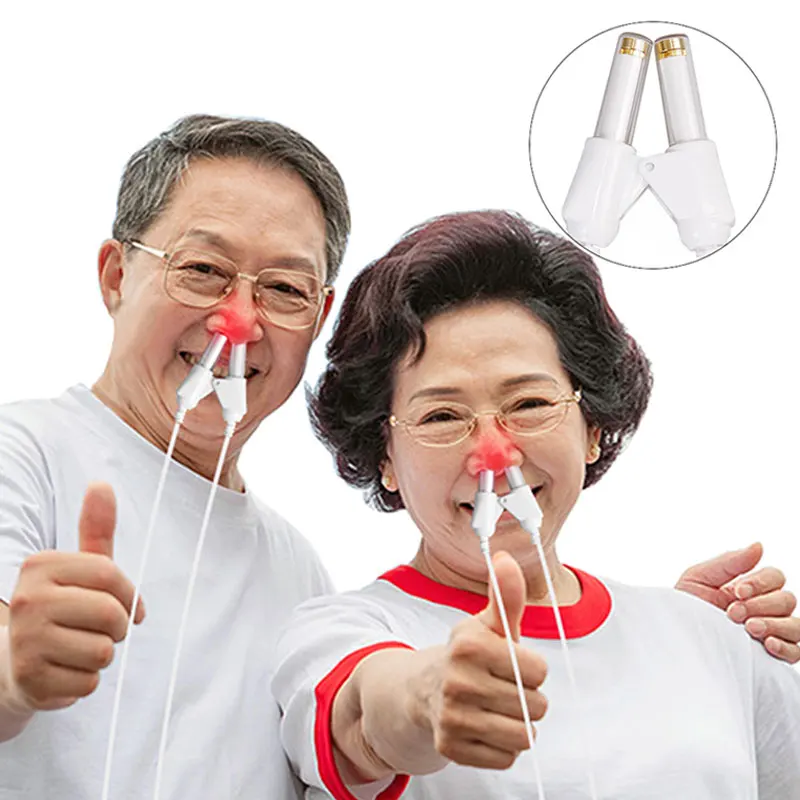 650nm Laser Rhinitis Therapy Device Low Frequency Pulse Laser Physiotherapy for Nasal Congestion Atrophic Rhinitis Sinusitis