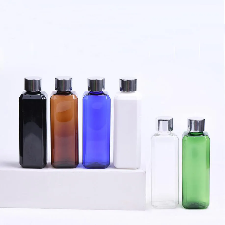 100ml  SQUARE plastic  PET BOTTLE  toilet water lotion emulsion serum essential toner serum skin care cosmetic packing