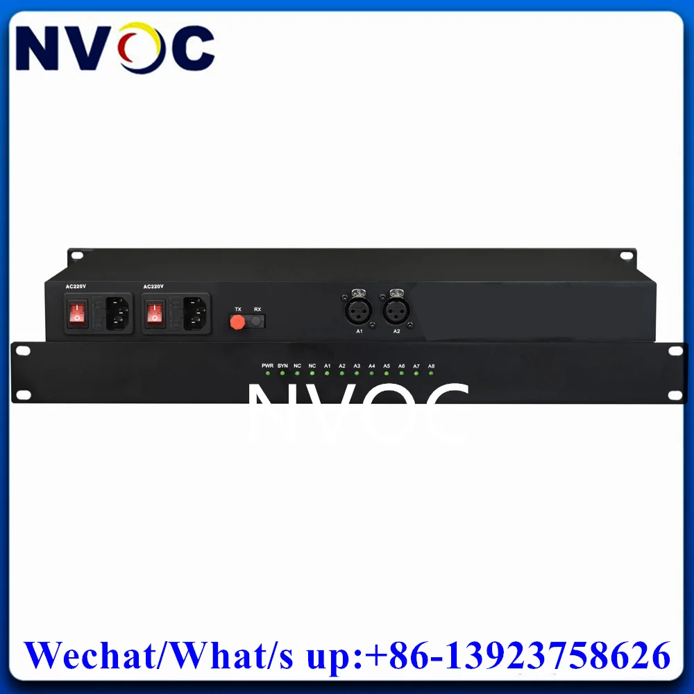 

2Ch Forward Balanced AEB EBU Broadcast Audio Fiber Transceiver XLR to Single Mode Simplex FC/SC Conntctor Converter